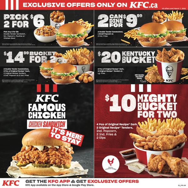kfc canada coupons sk until march 7 2021