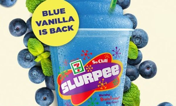 Fanta Blue Vanilla Slurpee At 7 Eleven 7106