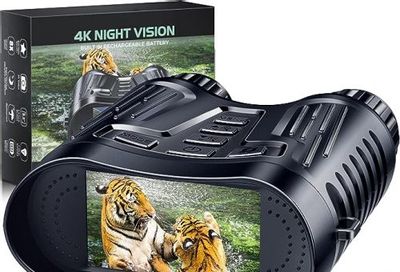 Amazon Canada Deals: Save 46% on 4K Night Vision Goggles, Infrared Night Vision Binoculars for Adults + More