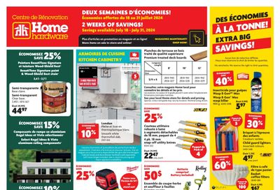 Home Hardware Building Centre (QC) Flyer July 18 to 31