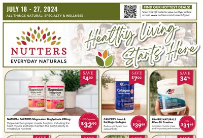 Nutters Everyday Naturals Flyer July 18 to 27
