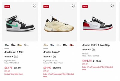 Foot Locker Canada: up to 30% off Nike and Jordan + Extra 10% off with Code