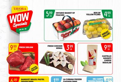 Tavora Foods Flyer July 22 to 28
