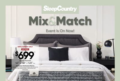 Sleep Country Flyer July 24 to 28