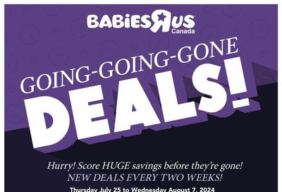 Babies R Us Flyer July 25 to August 7