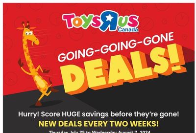 Toys R Us Flyer July 25 to August 7