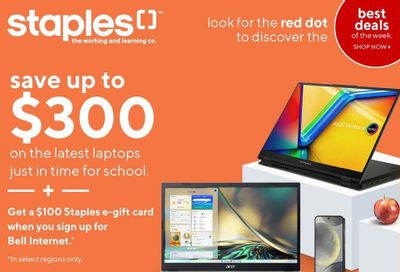Staples Flyer July 24 to 30