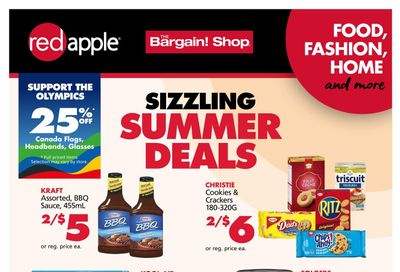 The Bargain Shop & Red Apple Stores Flyer July 25 to 31