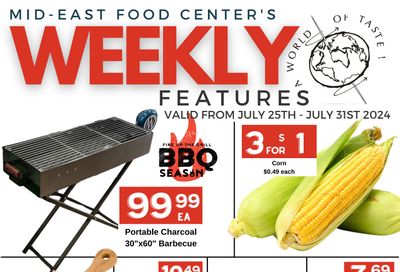 Mid-East Food Centre Flyer July 25 to 31