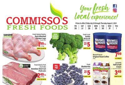Commisso's Fresh Foods Flyer July 26 to August 1