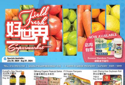 Field Fresh Supermarket Flyer July 26 to August 1