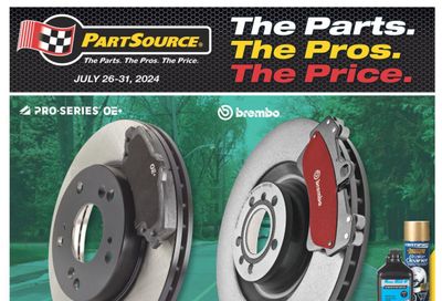 PartSource Flyer July 26 to 31