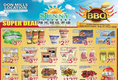 Sunny Foodmart (Don Mills) Flyer July 26 to August 1