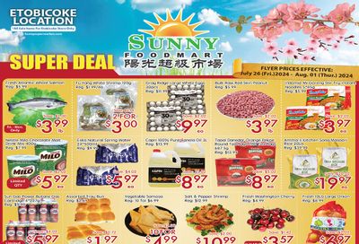 Sunny Foodmart (Etobicoke) Flyer July 26 to August 1