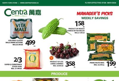 Centra Foods (North York) Flyer July 26 to August 1
