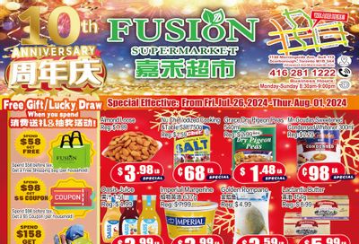 Fusion Supermarket Flyer July 26 to August 1