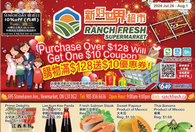 Ranch Fresh Supermarket Flyer July 26 to August 1