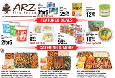 Arz Fine Foods Flyer July 26 to August 1