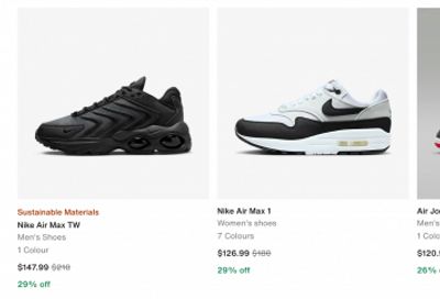 Nike Canada: New Sale Styles up to 30% of