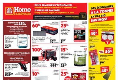 Home Hardware (QC) Flyer August 29 to September 11