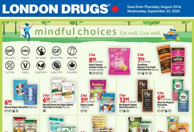 London Drugs Mindful Choices Flyer August 29 to September 25