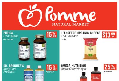 Pomme Natural Market Monthly Specials Flyer August 29 to October 2