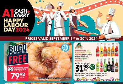 A-1 Cash and Carry Flyer September 1 to 30