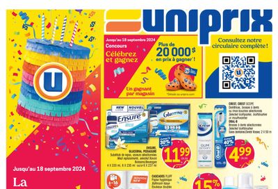 Uniprix Flyer September 5 to 11