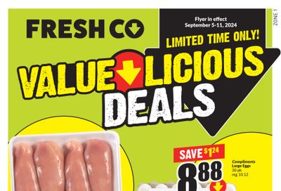 FreshCo (West) Flyer September 5 to 11