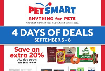 PetSmart Flyer September 5 to 8