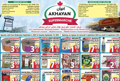 Akhavan Supermarche Flyer September 4 to 10