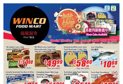 WinCo Food Mart (HWY 7) Flyer September 5 to 11