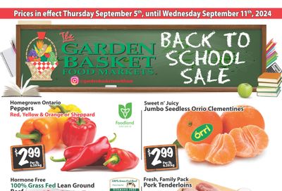 The Garden Basket Flyer September 5 to 11