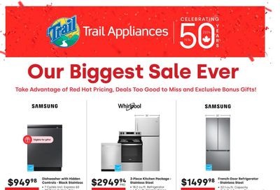 Trail Appliances (BC) Flyer September 5 to 29