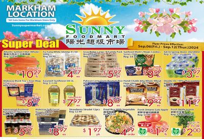 Sunny Foodmart (Markham) Flyer September 6 to 12