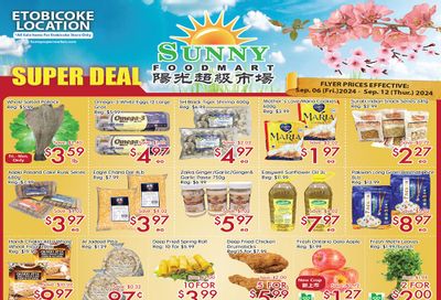 Sunny Foodmart (Etobicoke) Flyer September 6 to 12