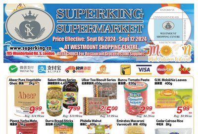 Superking Supermarket (London) Flyer September 6 to 12