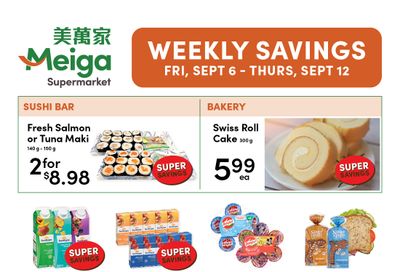 Meiga Supermarket Flyer September 6 to 12