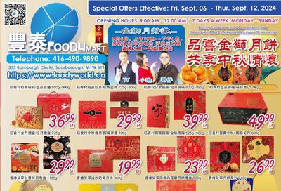 FoodyMart (Warden) Flyer September 6 to 12