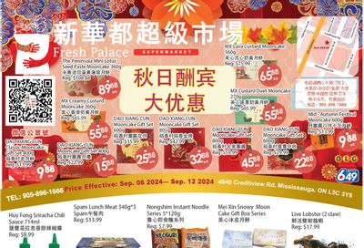 Fresh Palace Supermarket Flyer September 6 to 12