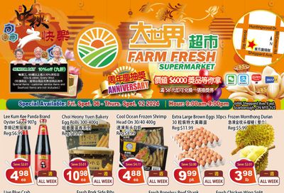 Farm Fresh Supermarket Flyer September 6 to 12