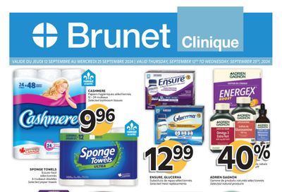 Brunet Clinique Flyer September 12 to 25