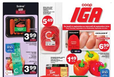 Coop IGA Flyer September 12 to 18