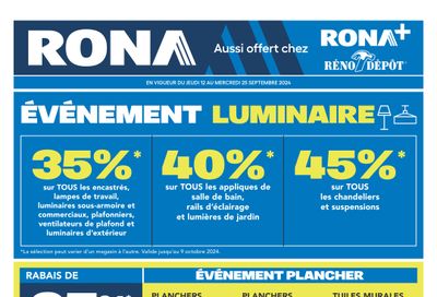 Rona & Rona+ (QC) Flyer September 12 to 18