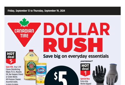 Canadian Tire (ON) Flyer September 13 to 19