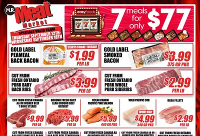 M.R. Meat Market Flyer September 12 to 18