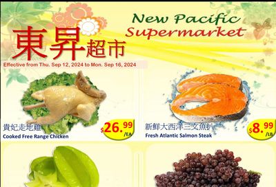 New Pacific Supermarket Flyer September 12 to 16