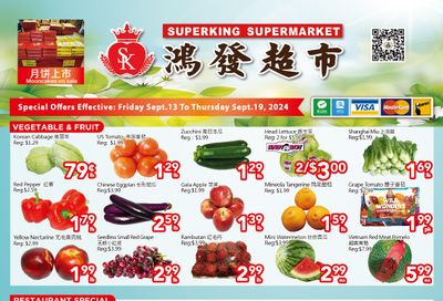 Superking Supermarket (North York) Flyer September 13 to 19