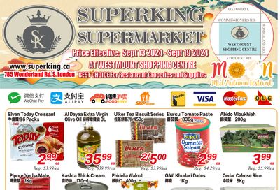 Superking Supermarket (London) Flyer September 13 to 19