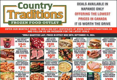 Country Traditions Flyer September 12 to 19